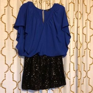 C. Luce party dress with sequins
